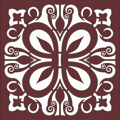 Decorative Privacy Partition Indoor Panel Room Divider Grill Design For Laser Cut Free Vector File