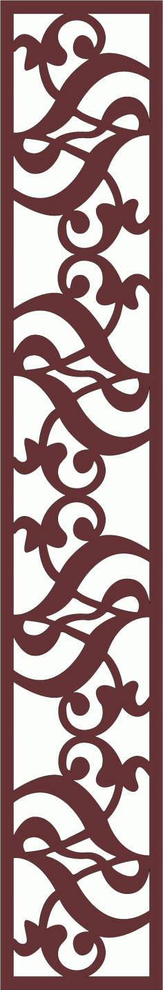 Decorative Privacy Partition Indoor Panel Room Divider Lattice Design For Laser Cut Free Vector File