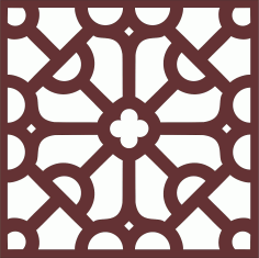 Decorative Privacy Partition Indoor Panels Grill Room Divider Pattern For Laser Cut Free Vector File