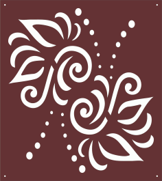 Decorative Privacy Partition Indoor Panels Jali Room Divider Pattern Free DXF File