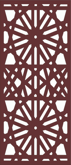 Decorative Privacy Partition Indoor Panels Screen Room Divider For Laser Cutting Free DXF File