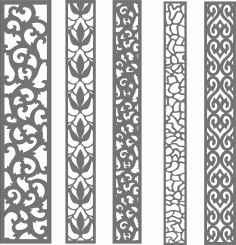 Decorative Privacy Partition Panel Room Divider Lattice Designs Free DXF File