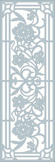Decorative Privacy Partition Panel Room Divider Lattice For Laser Cut Free Vector File