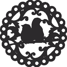 Decorative Round Grille 001 Free DXF File