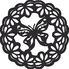 Decorative Round Grille 011 Free DXF File