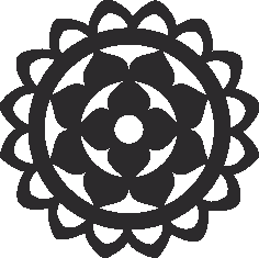 Decorative Round Grille 014 Free DXF File
