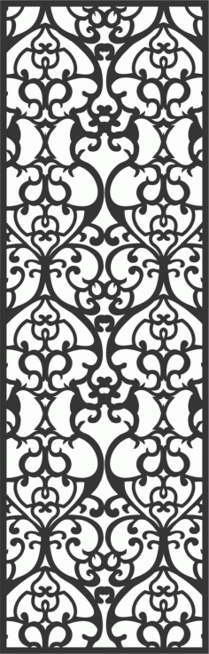 Decorative Screen Patterns For Laser Cutting 1 Free DXF File