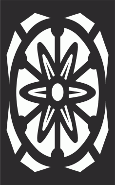 Decorative Screen Patterns For Laser Cutting 104 Free DXF File