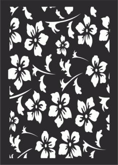 Decorative Screen Patterns For Laser Cutting 109 Free DXF File