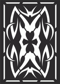 Decorative Screen Patterns For Laser Cutting 111 Free DXF File