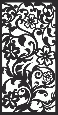 Decorative Screen Patterns For Laser Cutting 123 Free DXF File