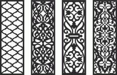 Decorative Screen Patterns For Laser Cutting 127 Free DXF File