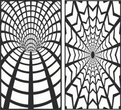 Decorative Screen Patterns For Laser Cutting 133 Free DXF File