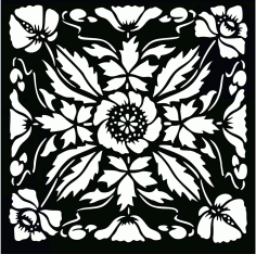 Decorative Screen Patterns For Laser Cutting 37 Free DXF File