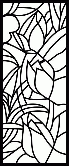 Decorative Screen Patterns For Laser Cutting 5 Free DXF File
