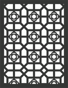 Decorative Screen Patterns For Laser Cutting 78 Free DXF File