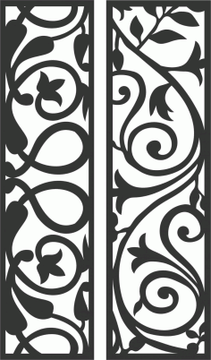 Decorative Screen Patterns For Laser Cutting 88 Free DXF File