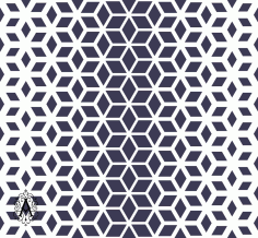 Decorative Seamless Geometric Pattern Background Free DXF File
