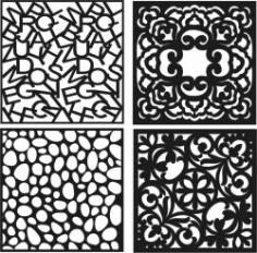 Decorative Vents For Laser Cut Cnc Free Vector File