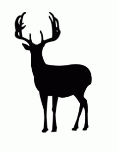 Deer 2 Free DXF File