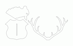Deer Head 3d Free DXF File
