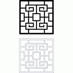 Design Grille Pattern 165 Free DXF File