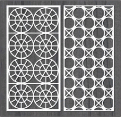 Design Interwoven Circle Bulkhead For Laser Cut Cnc Free DXF File
