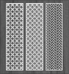 Design Interwoven Column Bulkhead For Laser Cut Cnc Free DXF File