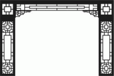 Design Of A Partition Of A Church Room For Laser Cut Cnc Free Vector File