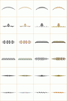 Design Ornamet Corners And Borders Set For Laser Cut Free Vector File, Free Vectors File