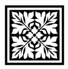 Design Pattern Panel Free DXF File