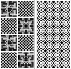 Design Pattern Panel Screen 5990 For Laser Cutting Cnc Free DXF File