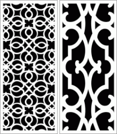 Design Pattern Panel Screen 6054 For Laser Cut Cnc Free DXF File