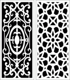 Design Pattern Panel Screen 6057 For Laser Cut Cnc Free DXF File