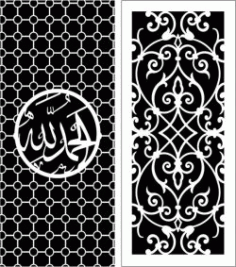 Design Pattern Panel Screen 6107 For Laser Cut Cnc Free DXF File