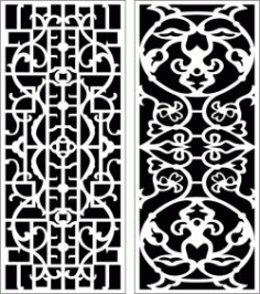 Design Pattern Panel Screen 6108 For Laser Cut Cnc Free Vector File