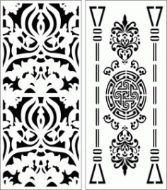Design Pattern Panel Screen 6111 For Laser Cut Cnc Free DXF File