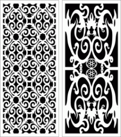 Design Pattern Panel Screen 6115 For Laser Cut Cnc Free DXF File