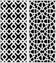 Design Pattern Panel Screen 6204 For Laser Cut Cnc Free DXF File