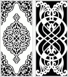 Design Pattern Panel Screen 6247 For Laser Cut Cnc Free Vector File