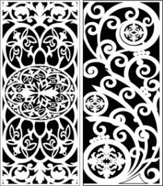 Design Pattern Panel Screen 6313 For Laser Cut Cnc Free Vector File