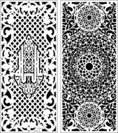 Design Pattern Panel Screen 6314 For Laser Cut Cnc Free DXF File