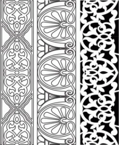 Design Pattern Woodcarving 6152 For Laser Cut Cnc Free DXF File