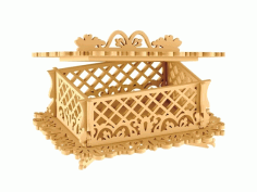 Designed Box 3 For Laser Cut Free DXF File