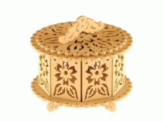 Designed Box For Laser Cut Free DXF File