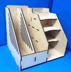 Desk Organizer For Laser Cut Cnc Free DXF File