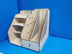 Desk Organizer For Office For Laser Cutting Free Vector File