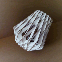 Diamond Pendant Lamp For Laser Cut Free DXF File
