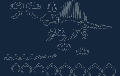 Dimetradon Free DXF File
