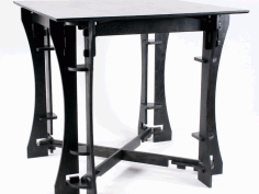 Dining Table Free DXF File
